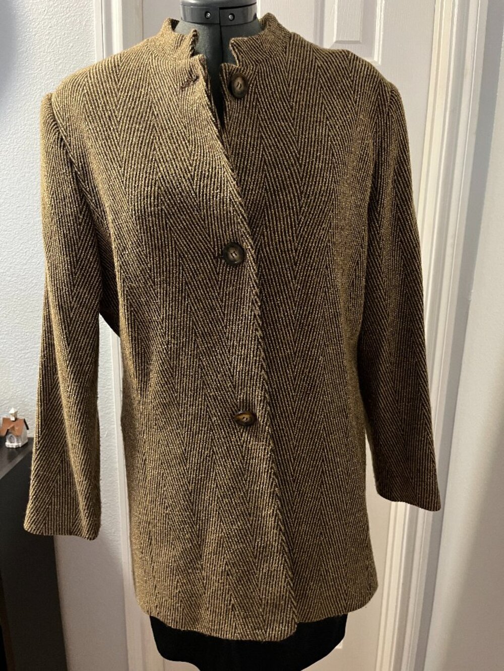 Coldwater Creek Herringbone Women’s Jacket – Size 16